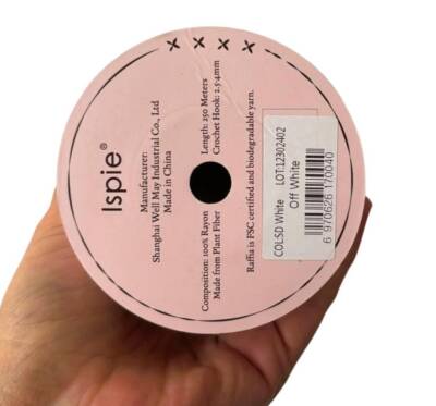 Angel Çanta Aksesuar İspie Rafya SDWHİTE Kırık Beyaz Renk - 2