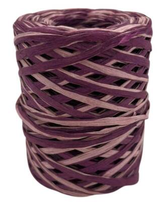 Angel Çanta Aksesuar İthal Ebruli Rafya Mor Ebruli - 1