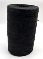 Angel Çanta Aksesuar Siyah Renk İthal Rafya İp 2 Kilogram - Angel Çanta Aksesuar