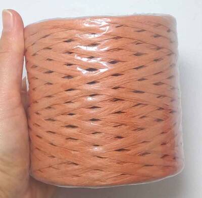 Angel Çanta Aksesuar Kiremit Renk Rafya İp - 1