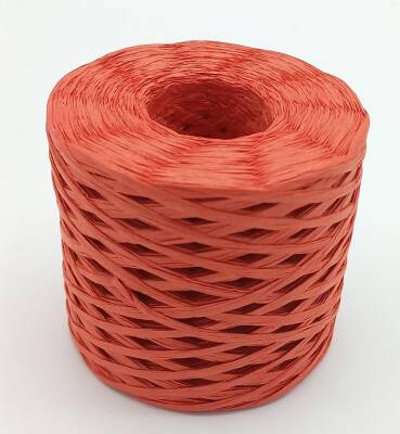 Angel Çanta Aksesuar Nar Çiçeği Renk İthal Rafya İp - 1