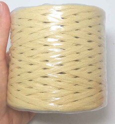 Angel Çanta Aksesuar Saman Renk Rafya İp - Angel Çanta Aksesuar