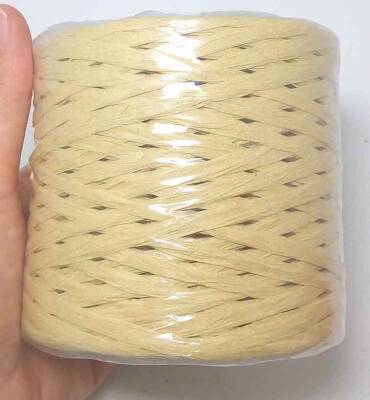 Angel Çanta Aksesuar Saman Renk Rafya İp - 1