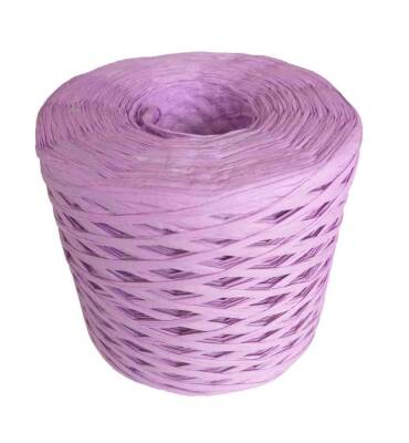 Angel Çanta Aksesuar Yeni İthal Rafya İp Lila - 1