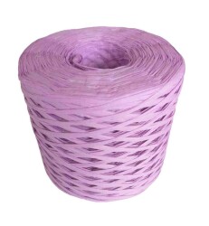 Angel Çanta Aksesuar Yeni İthal Rafya İp Lila - Angel Çanta Aksesuar