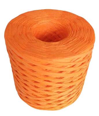 Angel Çanta Aksesuar Yeni İthal Rafya İp Turuncu - 1