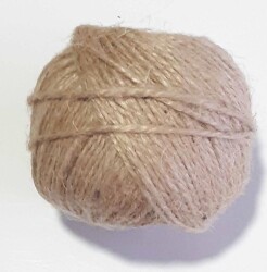 Angel Çanta Aksesuar İnce Ham Renk Jüt İp - Angel Çanta Aksesuar