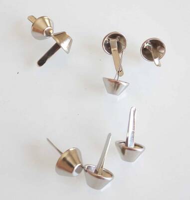 Angel Çanta Aksesuar 10Lu Gümüş Kabara Huni Model - 1