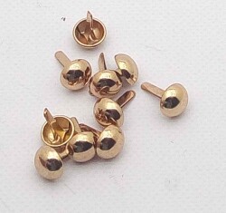 Angel Çanta Aksesuar 10Lu Light Gold Kabara Yuvarlak Model - Angel Çanta Aksesuar