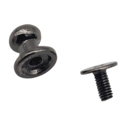 Angel Çanta Aksesuar Vidalı Trok Rivet Füme Renk 1 Adet - 2