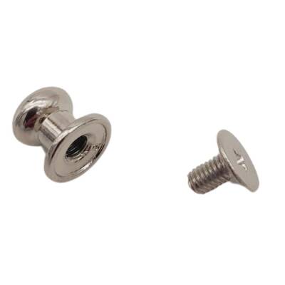 Angel Çanta Aksesuar Vidalı Trok Rivet Gümüş Renk 1 Adet - 2