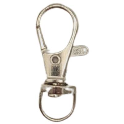 Angel Çanta Aksesuar 1 cm Gümüş Renk No:2 Kanca 1 Adet - 2