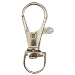 Angel Çanta Aksesuar 1 cm Gümüş Renk No:2 Kanca 1 Adet - 2