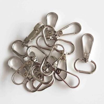 Angel Çanta Aksesuar 10Lu Gümüş Renk 2 Cm Kanca - 1