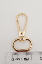 Angel Çanta Aksesuar 1.5 Cm Light Gold Renk Kanca 1 Adet - 2