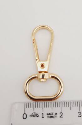 Angel Çanta Aksesuar 1.5 Cm Light Gold Renk Kanca 1 Adet - 2