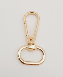 Angel Çanta Aksesuar 1.5 Cm Light Gold Renk Kanca 1 Adet - Angel Çanta Aksesuar