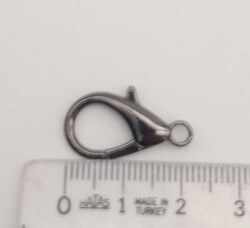 Angel Çanta Aksesuar 2.3 Cm Füme Renk Zincir Uç Kancası 1 Adet - 3