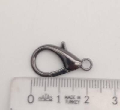 Angel Çanta Aksesuar 2.3 Cm Füme Renk Zincir Uç Kancası 1 Adet - 3