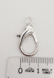Angel Çanta Aksesuar 2.3 Cm Gümüş Renk Zincir Uç Kancası 1 Adet - 2