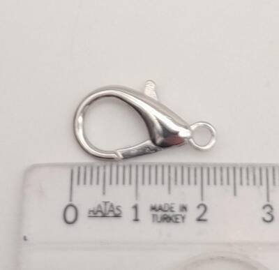 Angel Çanta Aksesuar 2.3 Cm Gümüş Renk Zincir Uç Kancası 1 Adet - 3