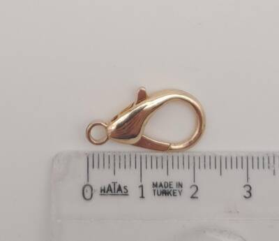 Angel Çanta Aksesuar 2.3 Cm Light Gold Zincir Uç Kancası 1 Adet - 3