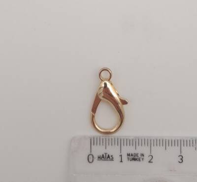 Angel Çanta Aksesuar 2.3 Cm Light Gold Zincir Uç Kancası 1 Adet - 2