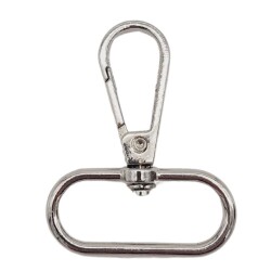 Angel Çanta Aksesuar 3 cm Gümüş Renk No:2 Kanca 1 Adet - Angel Çanta Aksesuar