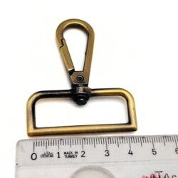 Angel Çanta Aksesuar 4 cm Antik Kanca, Papağan - Angel Çanta Aksesuar