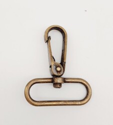 Angel Çanta Aksesuar 4 Cm Antik Renk Kanca 1 Adet - Angel Çanta Aksesuar