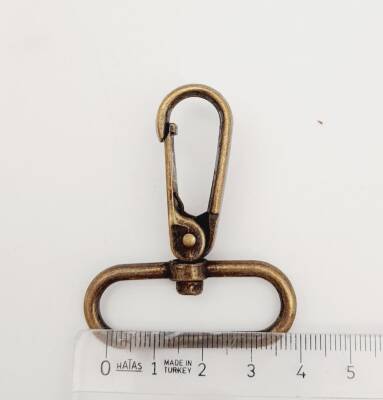 Angel Çanta Aksesuar 4 Cm Antik Renk Kanca 1 Adet - 2