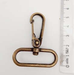 Angel Çanta Aksesuar 4 Cm Antik Renk Kanca 1 Adet - 3