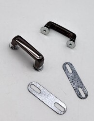 Angel Çanta Aksesuar Çift Köprü Aparatı Füme Renk Köşeli Model - 2