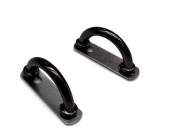 Angel Çanta Aksesuar Çift Köprü Aparatı Füme Renk Oval Model - Angel Çanta Aksesuar