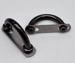 Angel Çanta Aksesuar Çift Köprü Aparatı Füme Renk Oval Model - 2