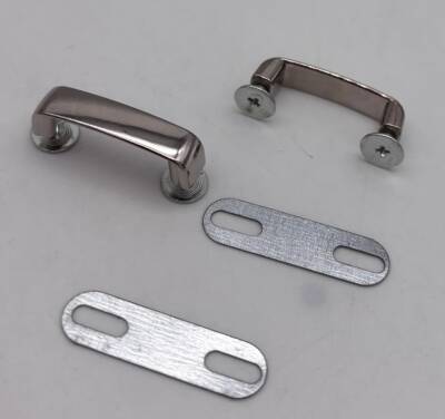 Angel Çanta Aksesuar Çift Köprü Aparatı Gümüş Renk Köşeli Model - 2