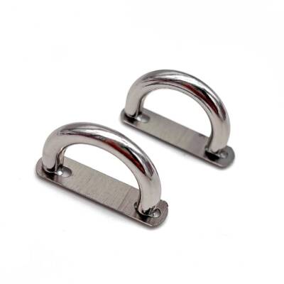 Angel Çanta Aksesuar Çift Köprü Aparatı Gümüş Renk Oval Model - 1