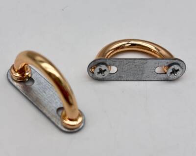 Angel Çanta Aksesuar Çift Köprü Aparatı Light Gold Renk Oval Model - 2