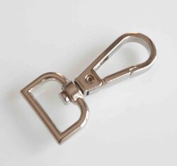 Angel Çanta Aksesuar Gümüş Kanca Köşeli - Angel Çanta Aksesuar