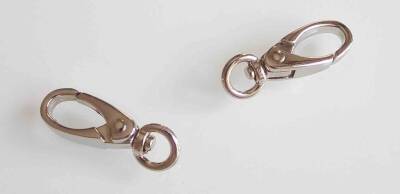 Angel Çanta Aksesuar Gümüş Kanca Mini 2Li - 1