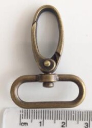 Angel Çanta Aksesuar Kanca 2.5 Cm Antik 1 Adet - Angel Çanta Aksesuar