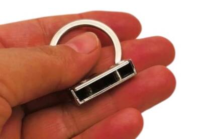 Angel Çanta Aksesuar Vidalı Anahtarlık Aparatı Gümüş Renk - 2