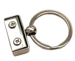 Angel Çanta Aksesuar Vidalı Anahtarlık Aparatı Gümüş Renk - 3