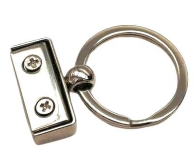 Angel Çanta Aksesuar Vidalı Anahtarlık Aparatı Gümüş Renk - 3