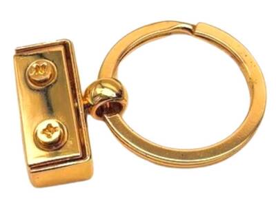 Angel Çanta Aksesuar Vidalı Anahtarlık Aparatı Light Gold Renk - 3