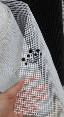 Angel Çanta Aksesuar 100X50 Cm Beyaz Plastik Kanvas Küçük Delikli - 1