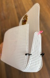 Angel Çanta Aksesuar 22x44 cm Çanta Kanvas İncili Kilitli - 6