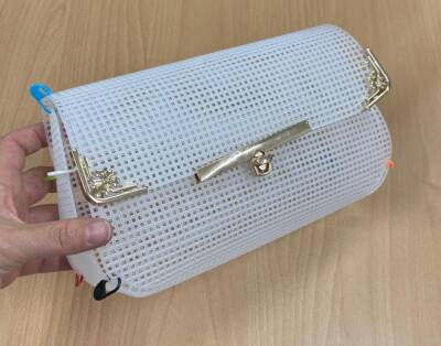 Angel Çanta Aksesuar 22x44 Cm Çanta Kanvas, Kapak Aparatı, Köşe Aparatı Set - 1