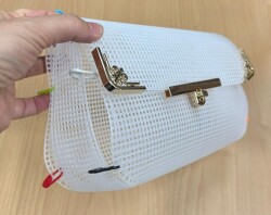 Angel Çanta Aksesuar 22x44 Cm Çanta Kanvas, Kapak Aparatı, Köşe Aparatı Set - 3