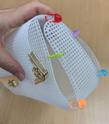 Angel Çanta Aksesuar 22x44 Cm Çanta Kanvas, Kapak Aparatı, Köşe Aparatı Set - 5